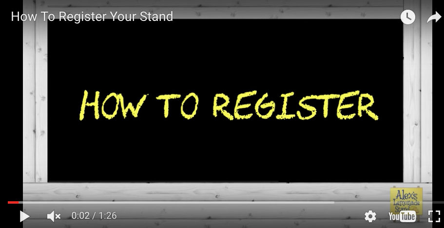 Video of How to Register