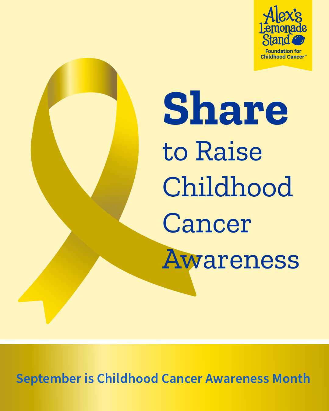 Childhood Cancer Awareness Month Image 1