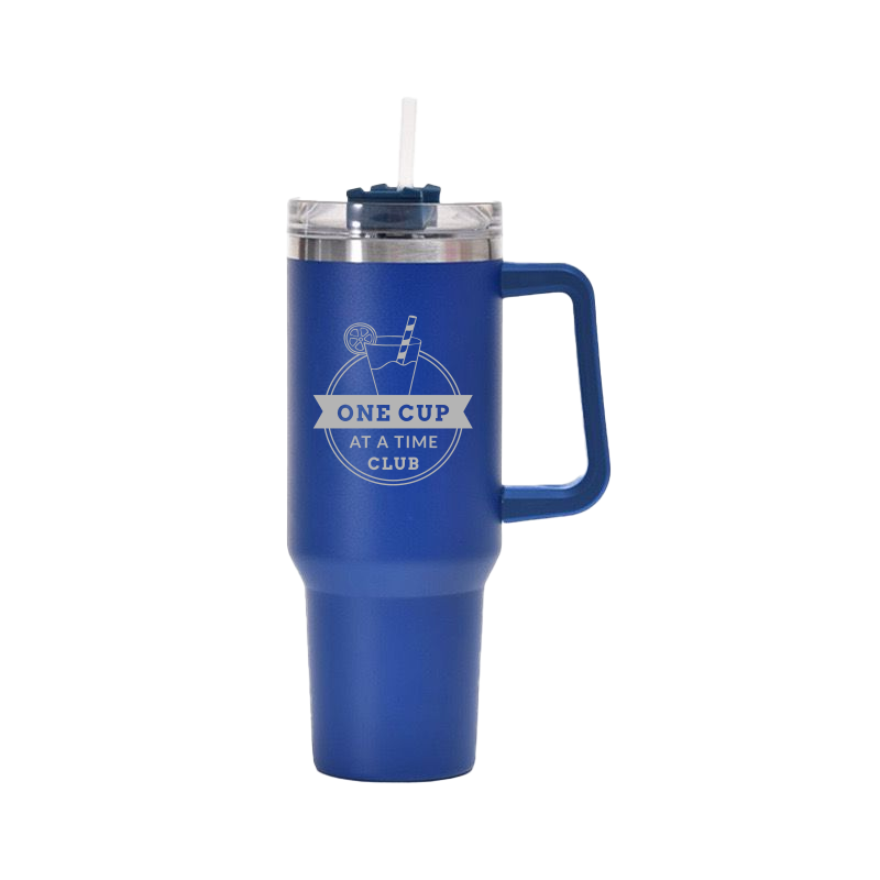 Blue 20 oz. tumbler