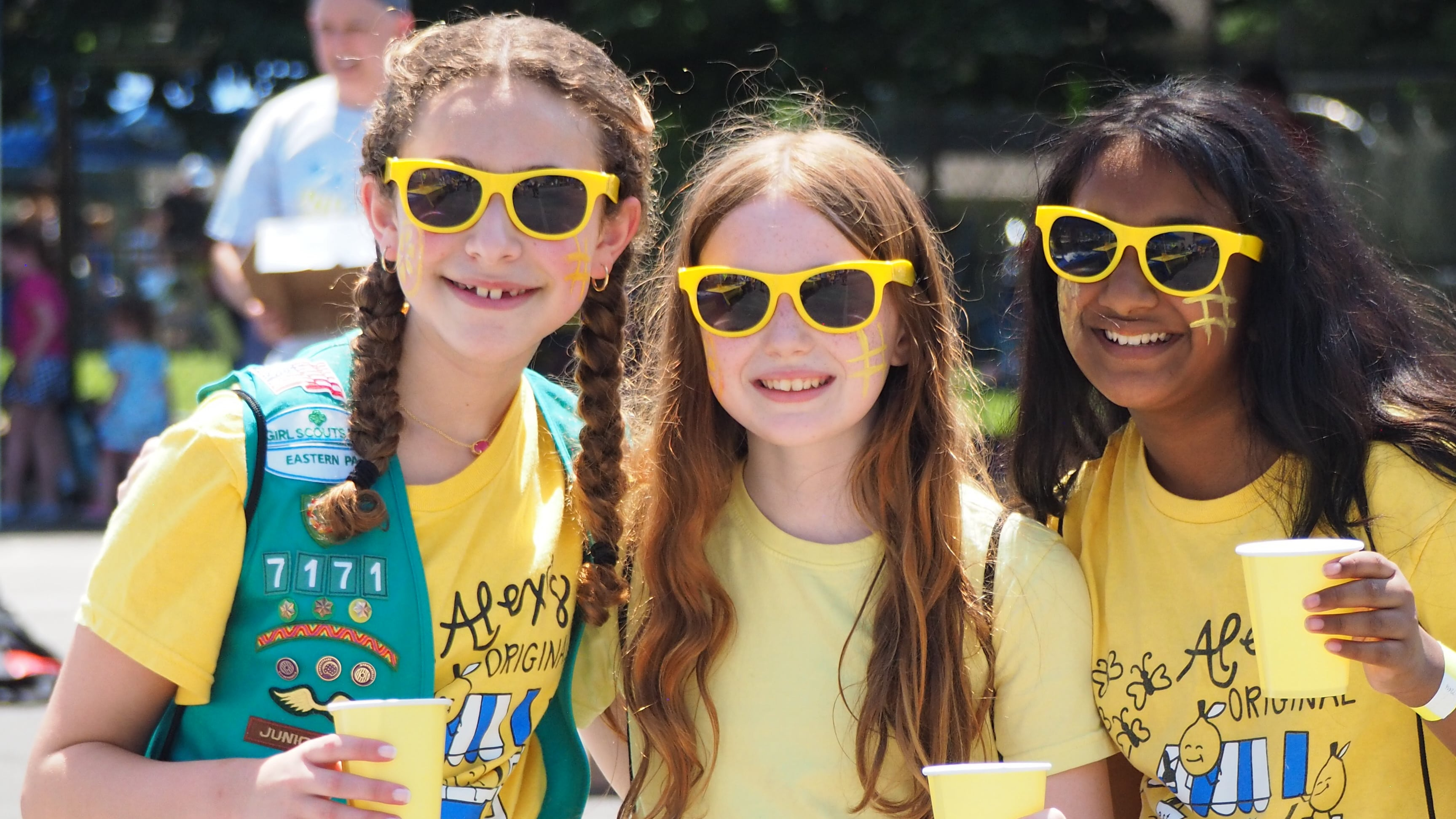 Attendees with Lemonade