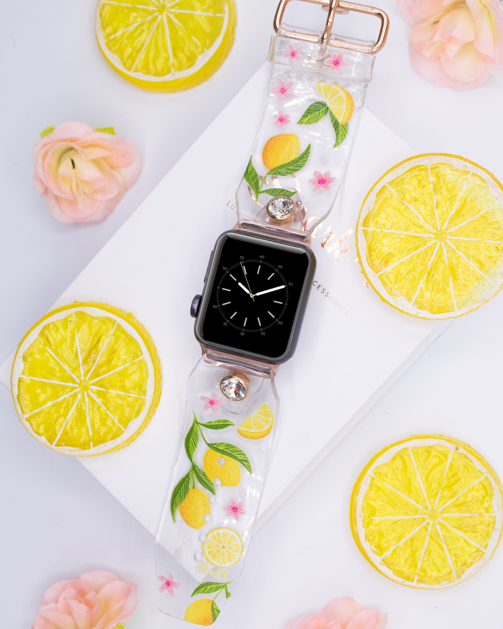 Spark*l Band’s Limited-Edition Love & Lemons Waterproof Sivella Watchband