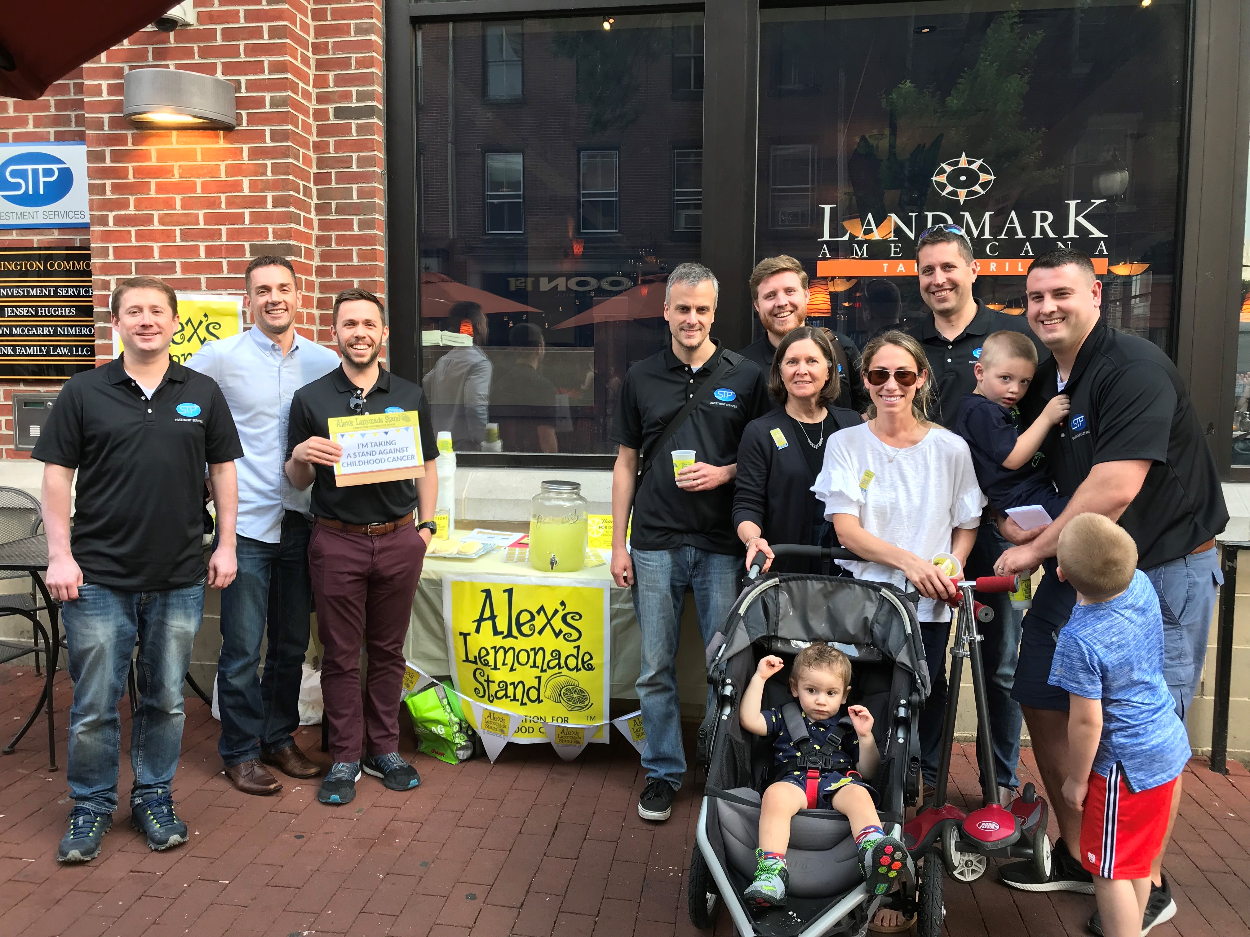 STP Investment Services Lemonade Stand Alex's Lemonade Stand Foundation for Childhood Cancer