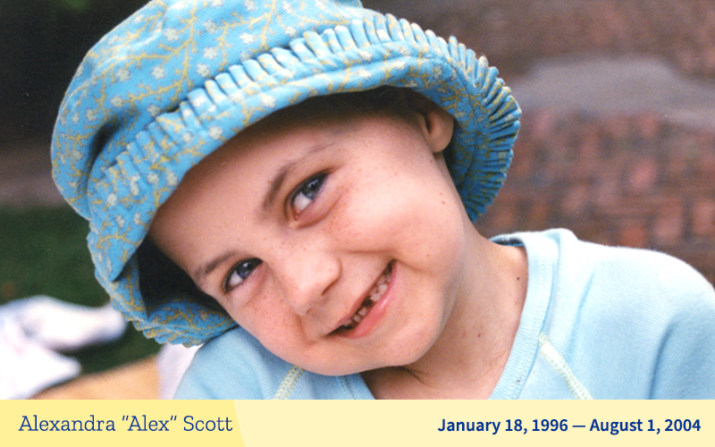 Alex's Lemonade Stand Foundation founder, Alex Scott. 