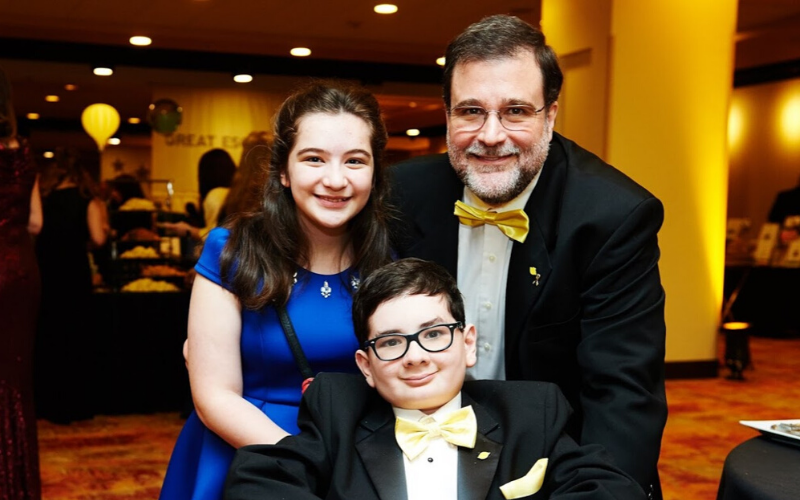 Tony Salerno, Dad to childhood cancer hero Tony and SuperSib Samantha